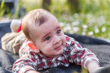 Cute 6 months baby serene