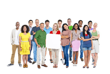 Obraz premium Diverse Diversity Ethnic Ethnicity Variation Team Unity Concept