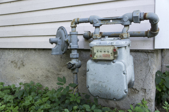 Residential Home Gas Meter