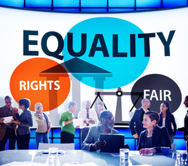 Equality Parity Balance Justice Fair Concept