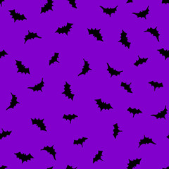 Purple bats pattern