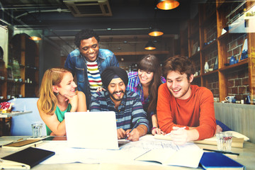 Diverse Architect People Group Working Concept