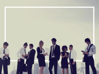 Fototapeta premium Business People New York Working Meeting Concept