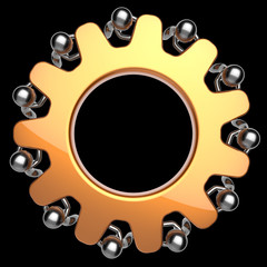 Teamwork partnership gearwheel men characters gear wheel