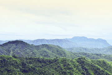 Naklejka premium mountains landscape