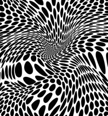 dotted background morphing vector design