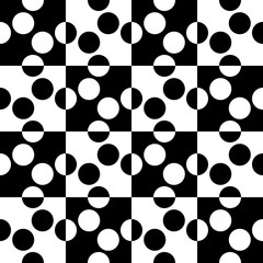 Seamless Circle and Square Pattern