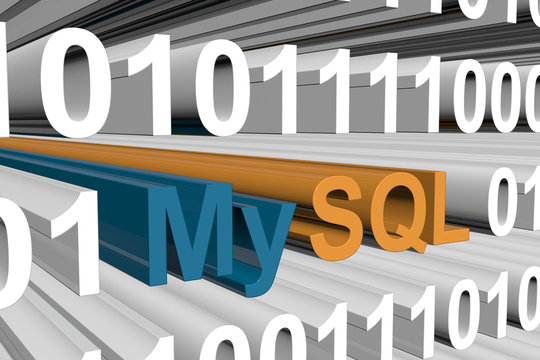MySQL is presented in the form of binary code