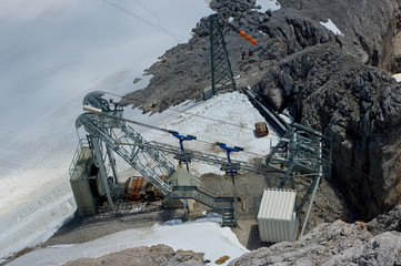 Funicular, a popular means of transport in mountainous areas.