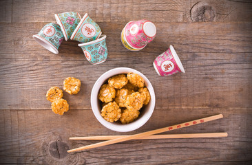 Japanese style snack. 