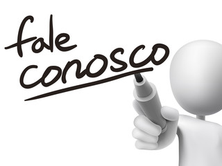 Portuguese words for Contact us