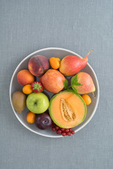 Fruits on a plate