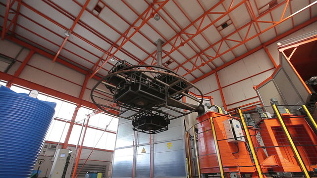 Industrial crane. Machine