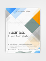 Flyer, template or brochure design for business.