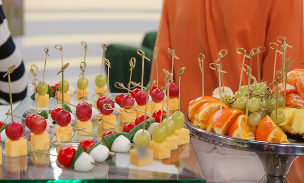 Fruit Canapes on skewers