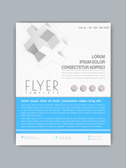 Professional business flyer or template design.