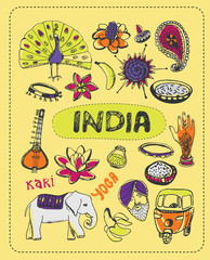 Doodle about India. 