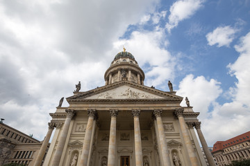 the french cathedral at the gendarmenmarkt in berlin germany