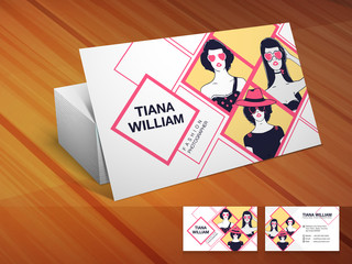 Business card design for photography business.