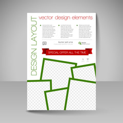 Site layout for design - flyer