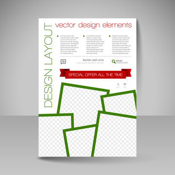 Site layout for design - flyer