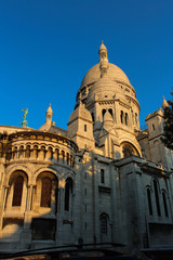 view of the Sacre-Coeur Basilica in Paris, France