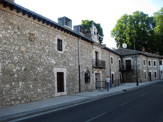 Fototapeta na wymiar Casas antiguas de Burgos