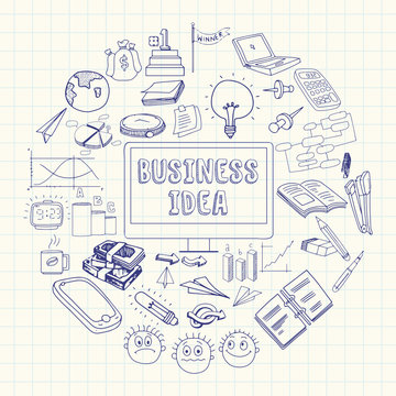 Creative various business infographic elements.