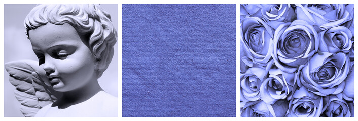 blue images composition