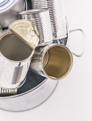 Recycling aluminum metal cans