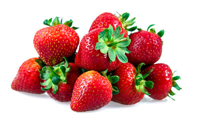 Fresh Juicy Strawberry Isolated on white background