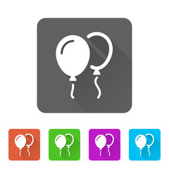 App Icon Long Shadow - 5 Colors