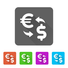 App Icon Long Shadow - 5 Colors