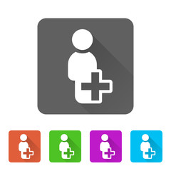 App Icon Long Shadow - 5 Colors