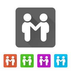 App Icon Long Shadow - 5 Colors