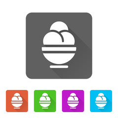 App Icon Long Shadow - 5 Colors