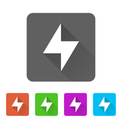 App Icon Long Shadow - 5 Colors