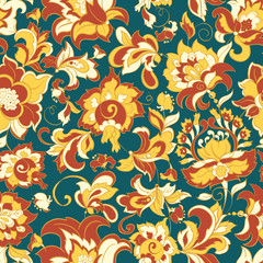 Fototapeta na wymiar floral seamless pattern