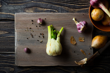 Garlic, Fennel and Onion © DragonFly