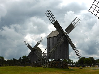 Fototapeta na wymiar Windmühlen vom Angla