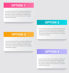 Infographics template for business, education, web design, banners, brochures, flyers. Vector illustration.