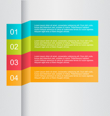 Infographics template for business, education, web design, banners, brochures, flyers. Vector illustration.