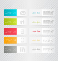 Infographics template for business, education, web design, banners, brochures, flyers. Vector illustration.