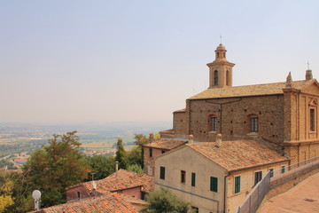 Fototapeta na wymiar Church of St. Mark in Castelbellino, Italy