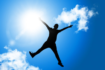 하늘을 향한 점프