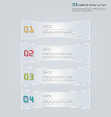 Infographics template for business, education, web design, banners, brochures, flyers. Vector illustration.