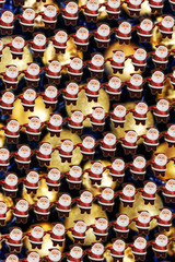 Santa Claus with Christmas ornaments