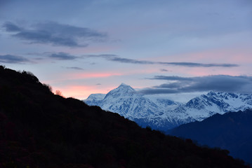 view of Annapurna mountain range ,Nepal