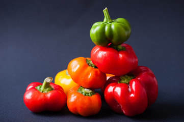 カラフルなピーマン