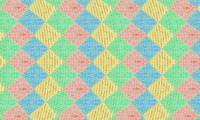 Colorful Fabric pattern background